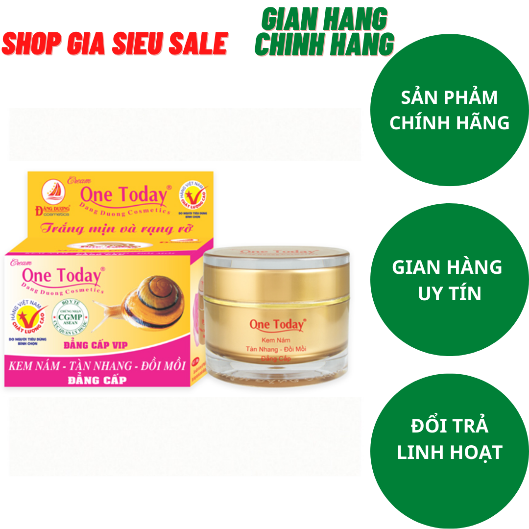 Kem nám - Tàn nhang - Đồi mồi One Today Đẳng cấp (30g)