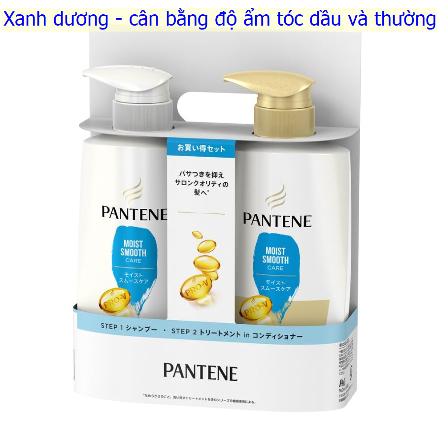 Bộ dầu gội xả pantene pro v