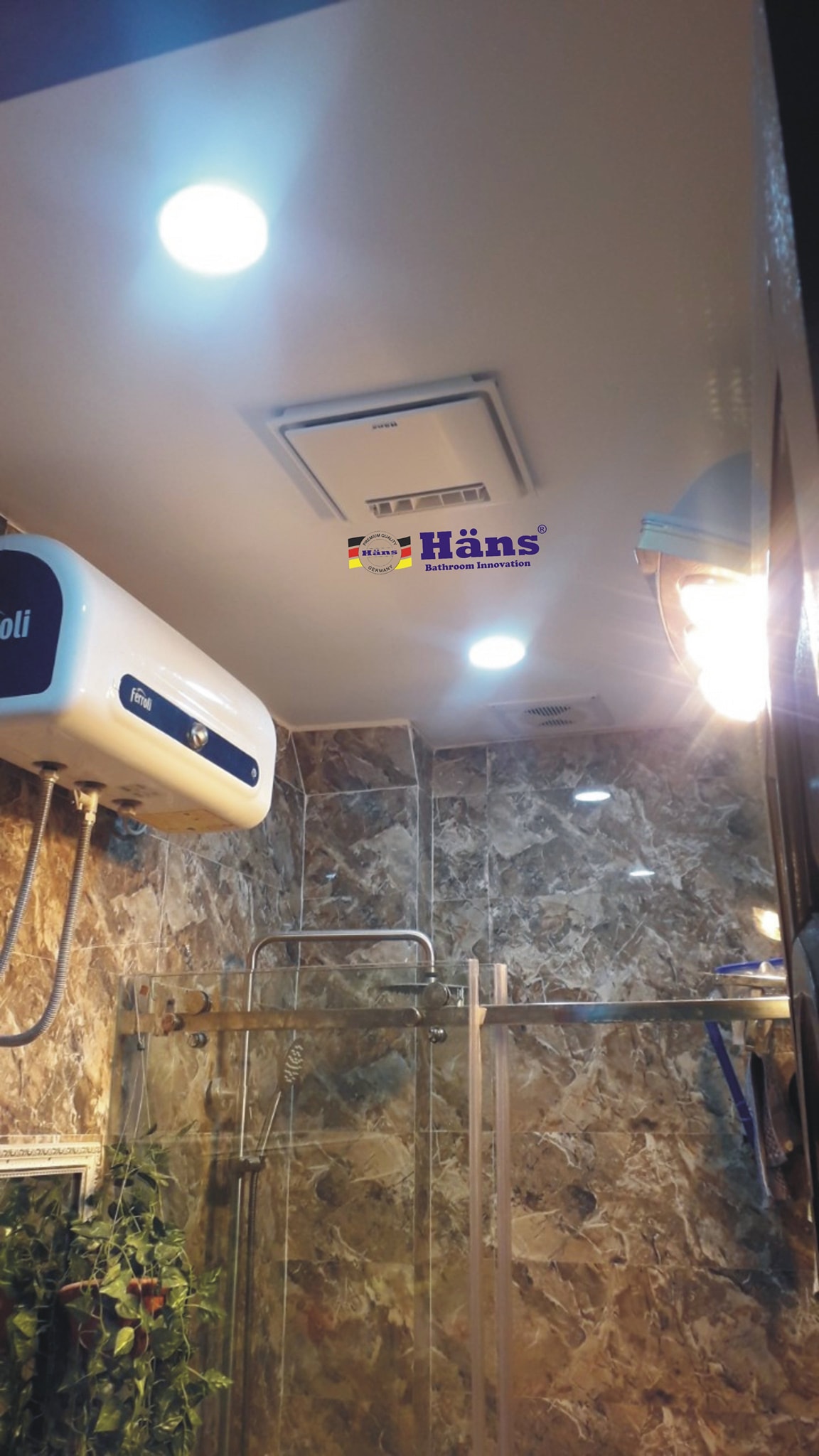 Quạt mát âm trần công tắc Hans H10S