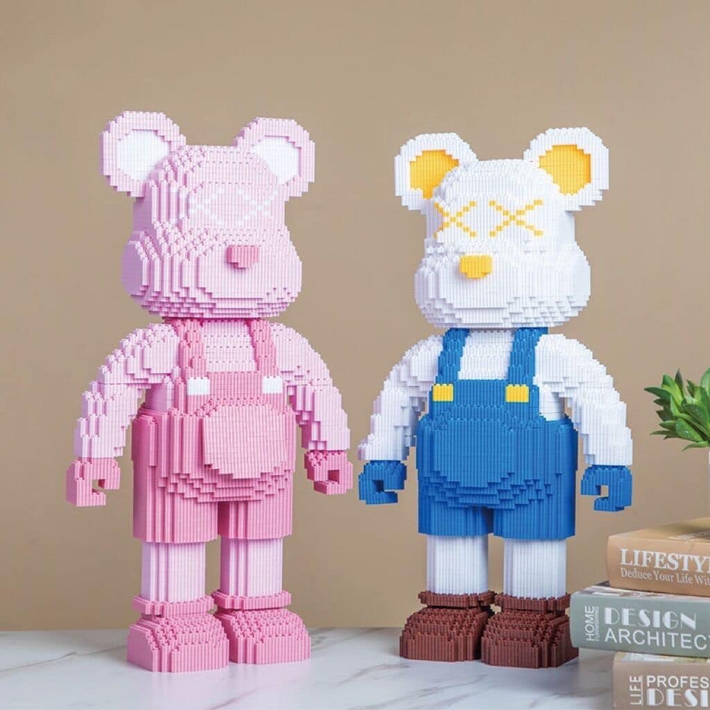 bộ xếp hình Lego Bearbrick cao 550cm - Phân loại: hồng | Lazada.vn