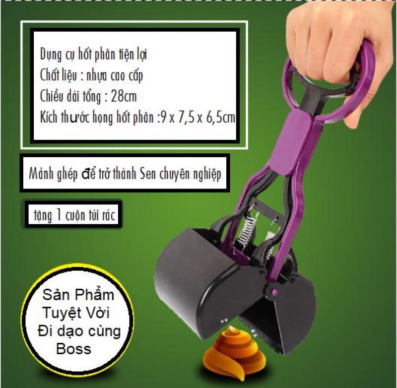 Dụng Cụ Hốt Phân Chó Mèo - Cây Gắp Phân Chó Mèo TiTI