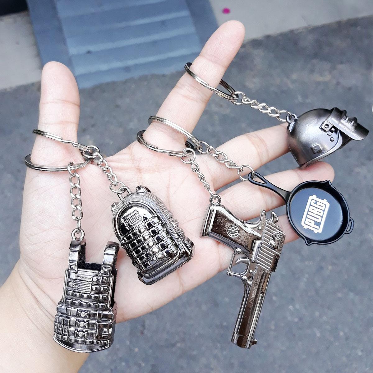 Móc Khóa PUBG Siêu Đẹp ( Nón PUBG - Chảo PUGB - Balo PUBG SP067)