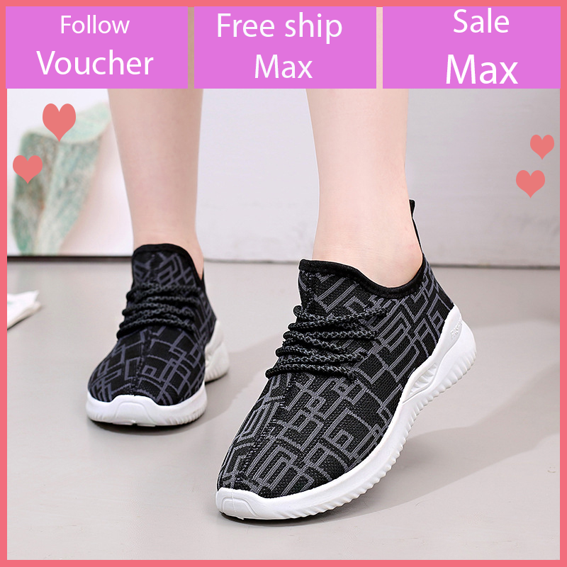 Giày sneaker thể thao nữ thời trang mới nhất buộc dây siêu nhẹ V261