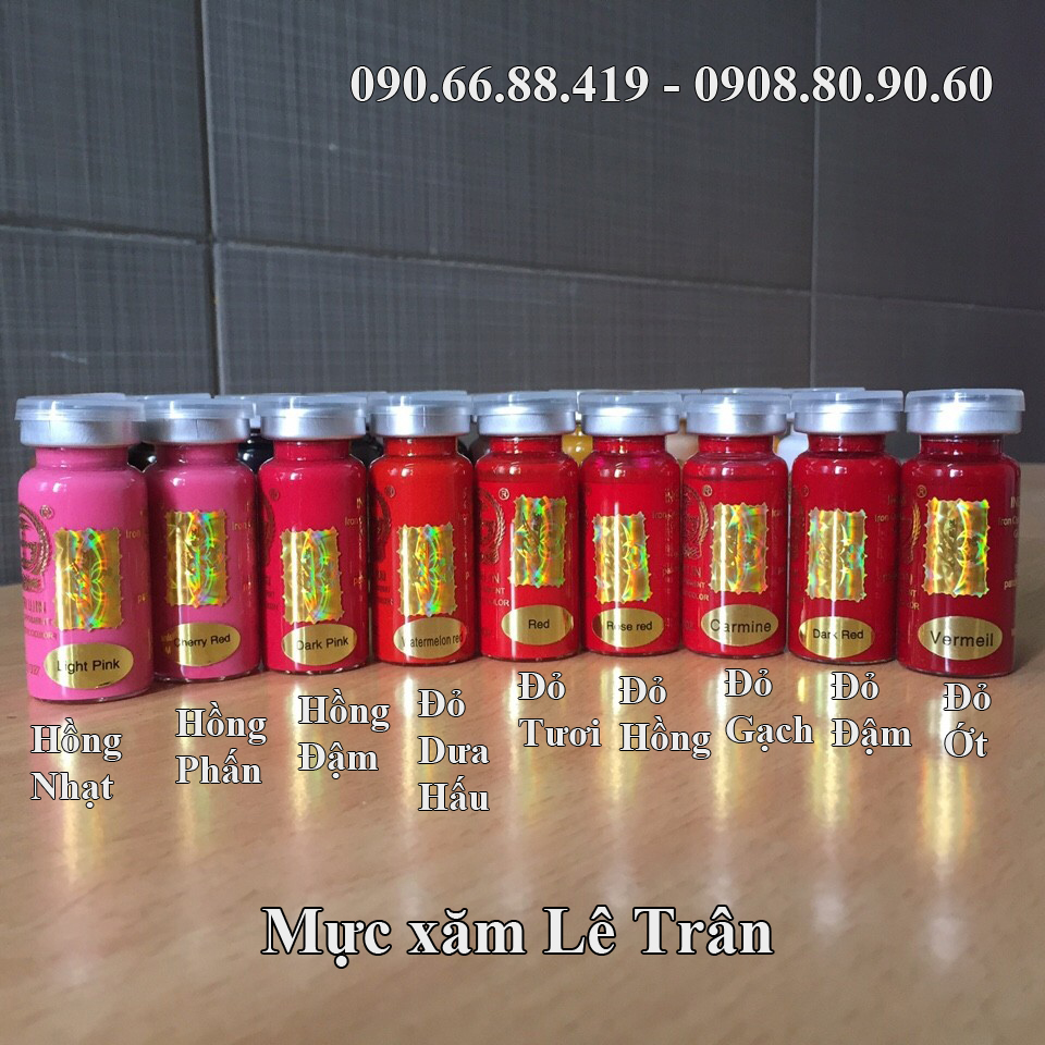 [HCM]Mực Berlin phun xăm Môi mày mí