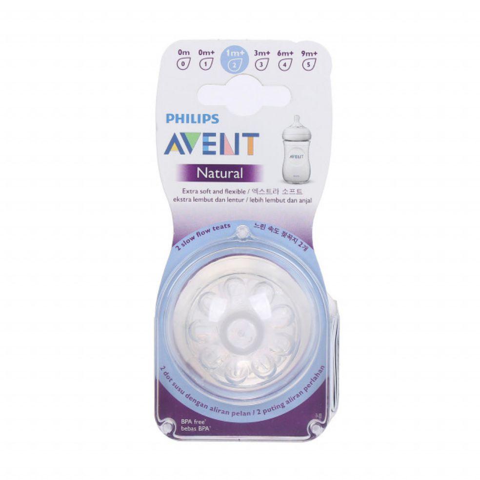 Núm ti thay bình sữa Philips Avent số 2 1 cái lẻ tách hộp