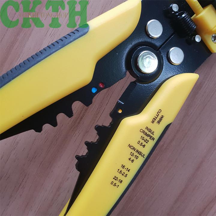 Kìm Tuốt Dây Điện, Bấm COS Đa Năng