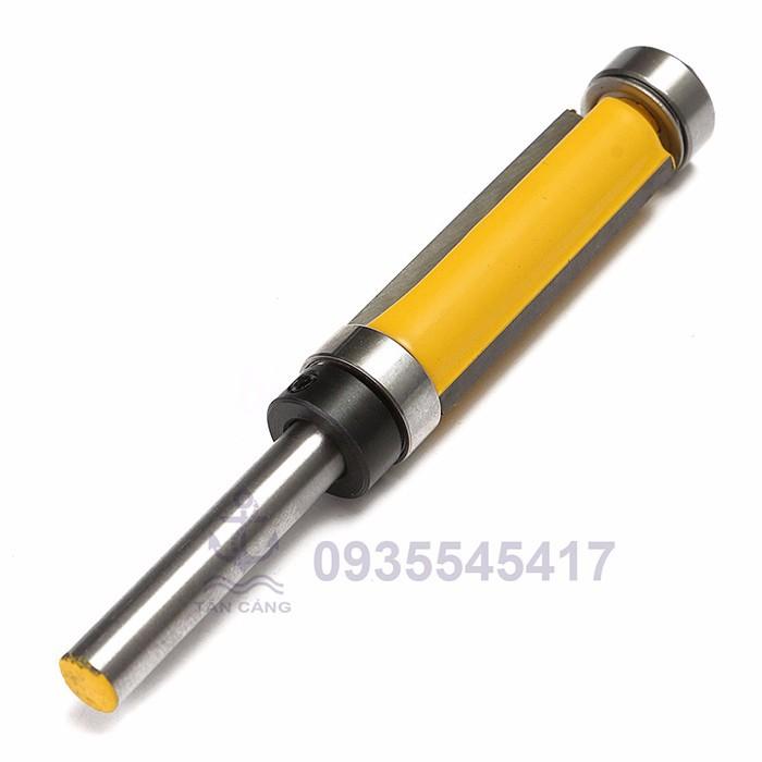 Mũi Router Phay Thẳng Bi Trên – Dưới 25mm Cốt 6.35 mm