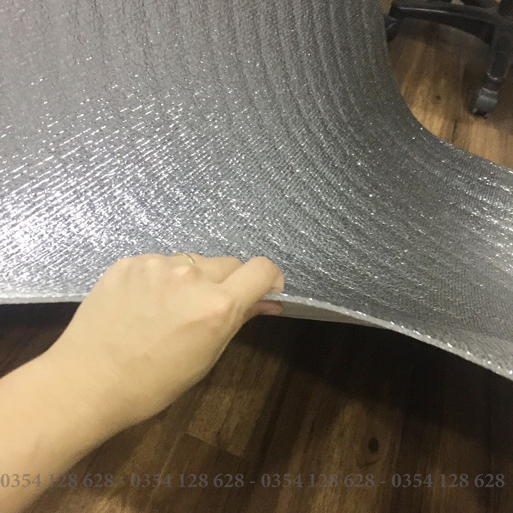 [ cuộn 10m - dày 3.5ly ] xốp bạc cách nhiệt dày 3.5mm 1 cuộn 10m ( KT 1m x 10m )