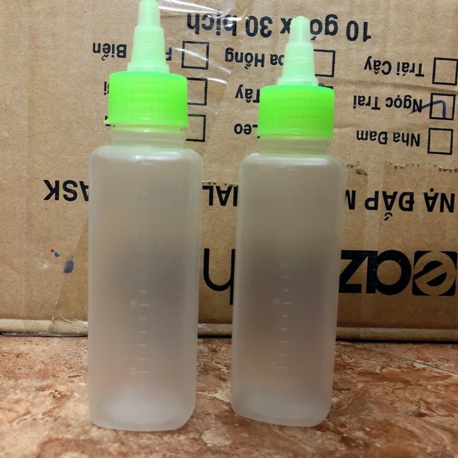 Lọ tra thuốᴄ nhuộm tóc , chai chiết 100ml , vỏ chai nhựa