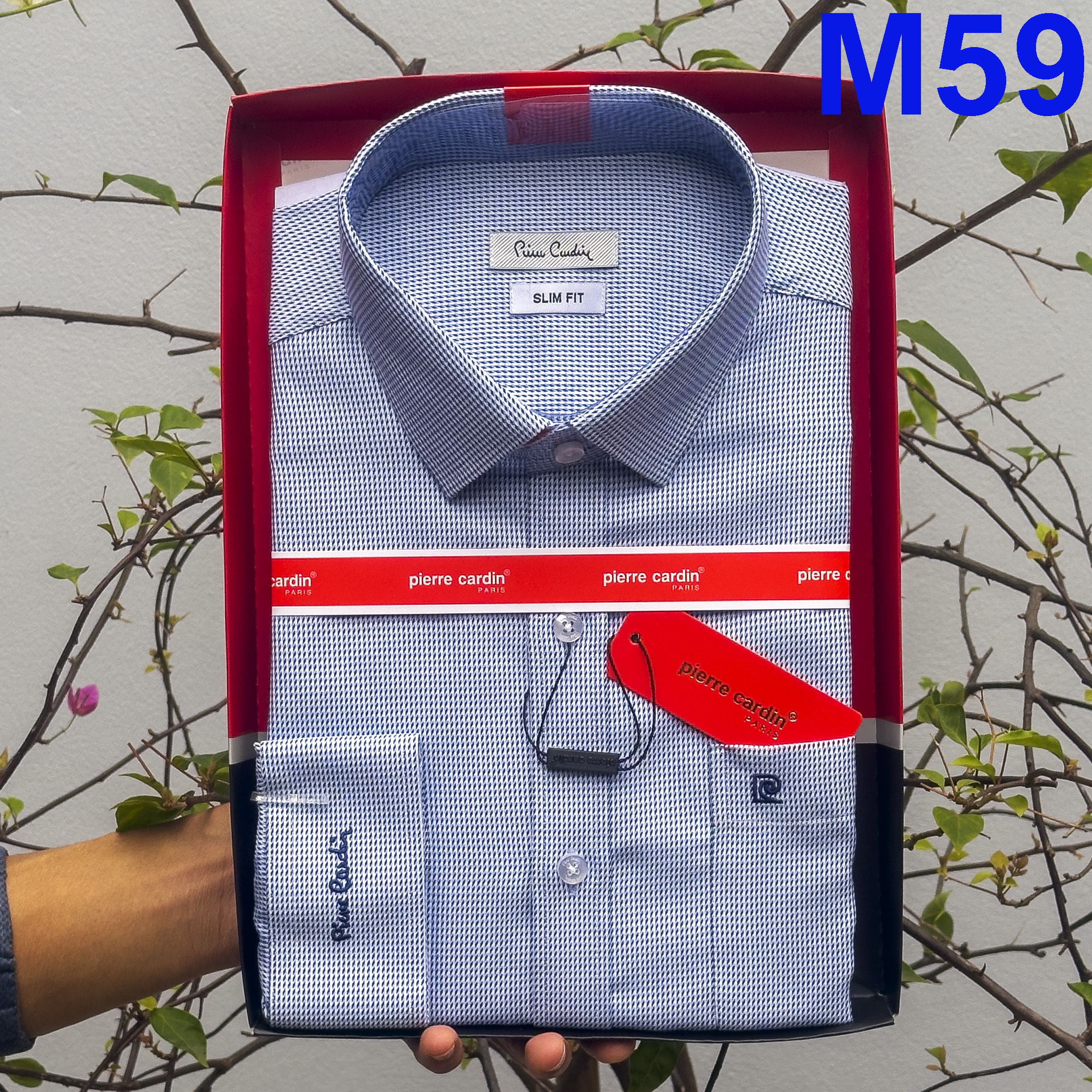 Áo sơ mi dài tay pierre cardin, áo sơ mi công sở chính hãng xuất dư hàn quốc