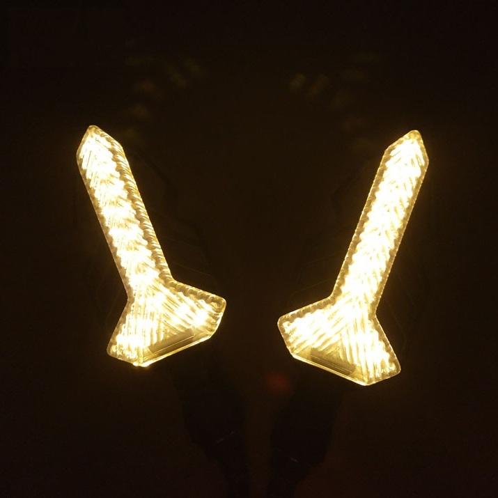 Cặp Đèn Xi Nhan LED Xe Máy, Có Chạy Rượt Đuổi - 13LDM02