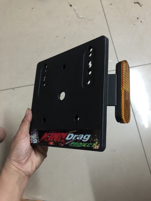Pát Biển số kèm Mặt mèo Phản Quang TLRracing