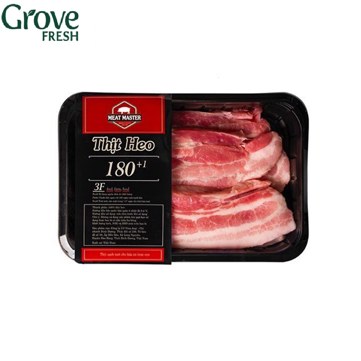 Ba Rọi Heo Meat Master 400Gr