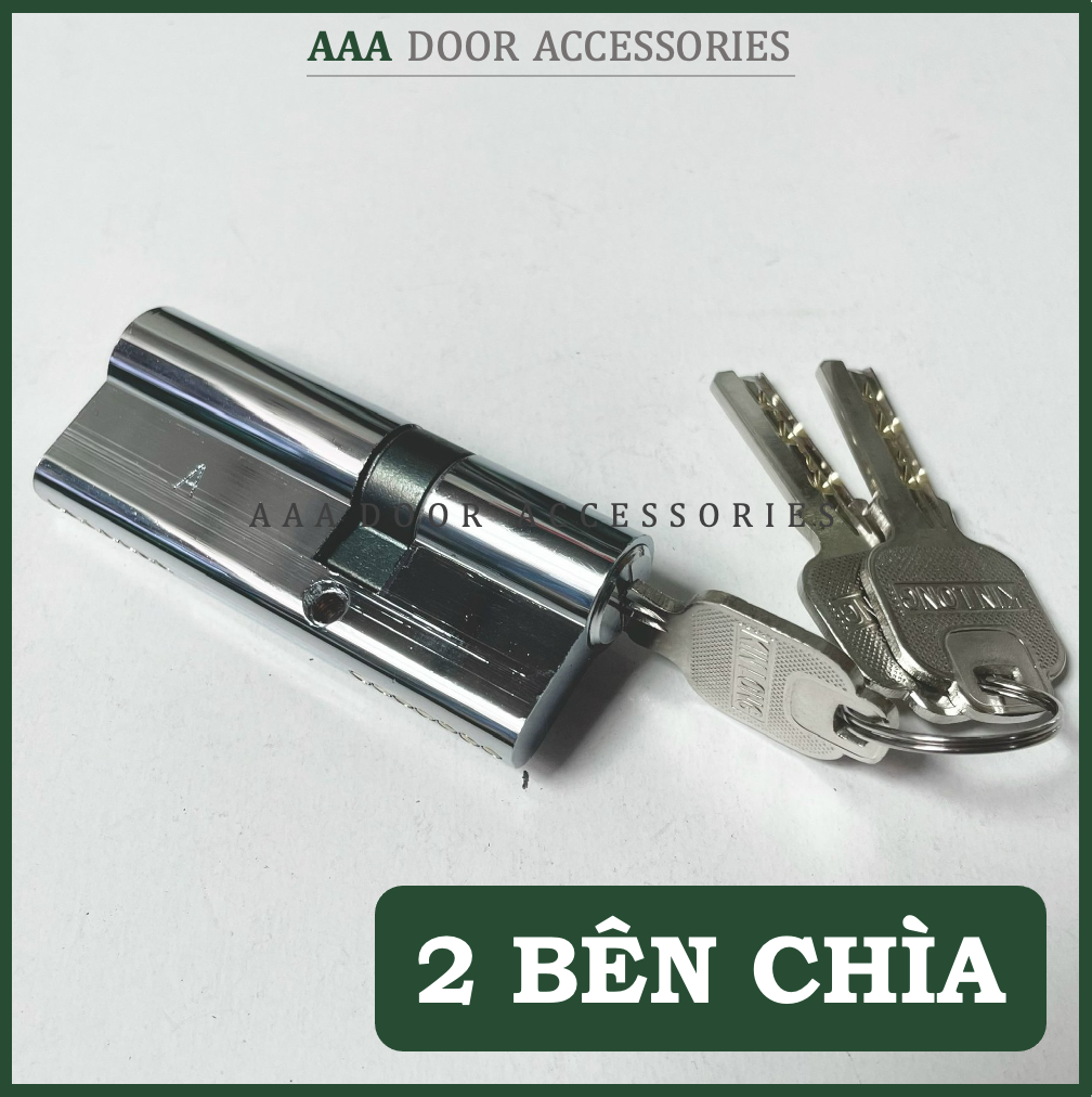 Lõi khoá KinLong cửa nhôm XingFa dài 77mm