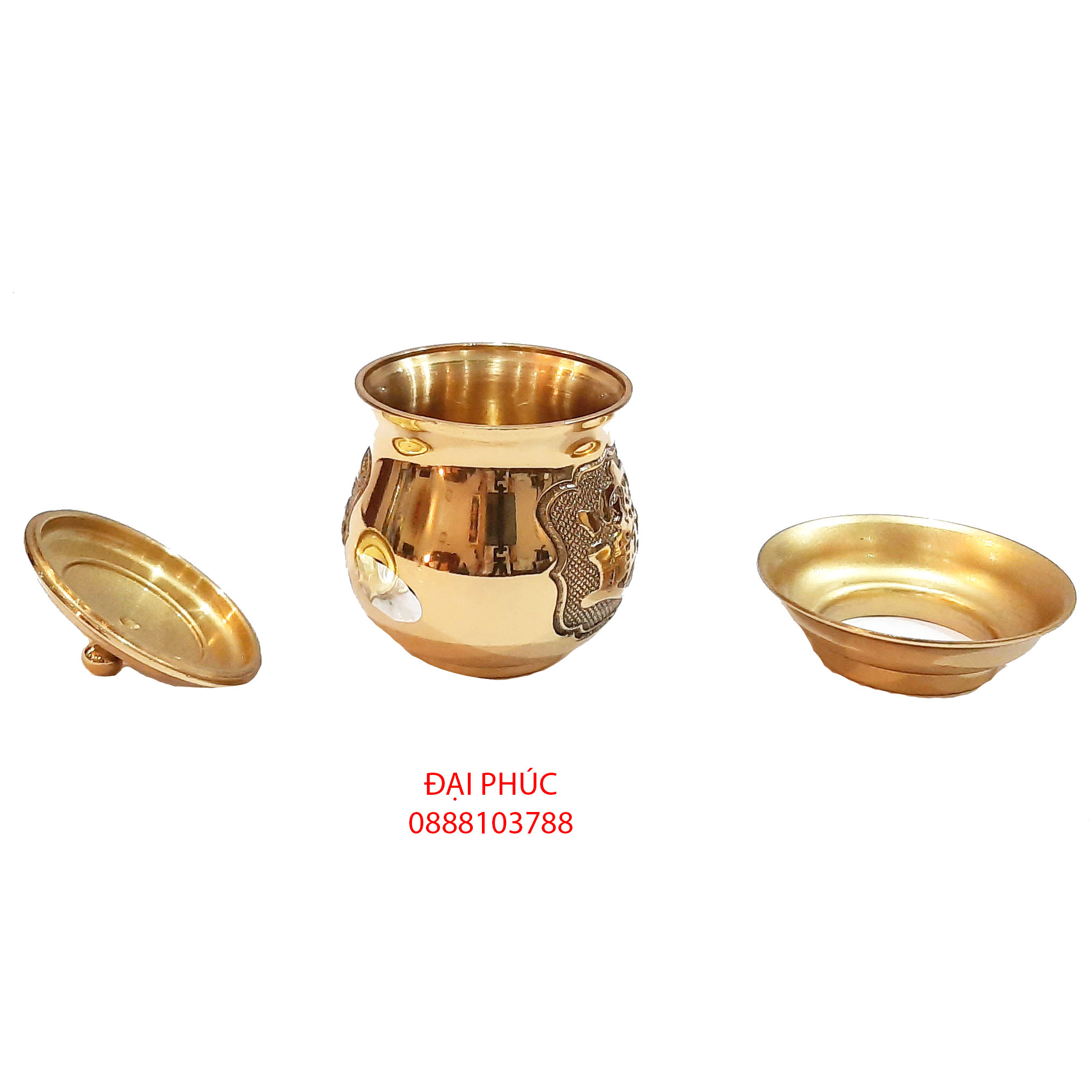 Đồ thờ chung nước bằng đồng