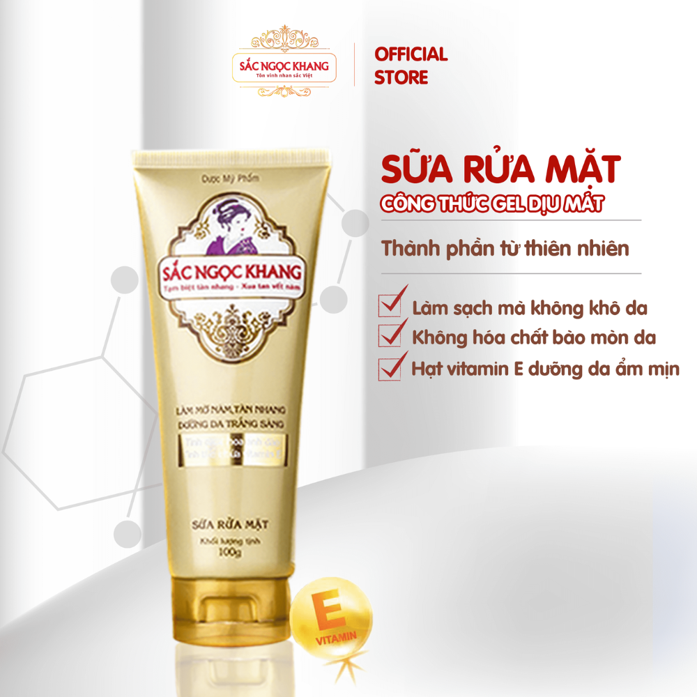 Sữa Rửa Mặt Sắc Ngọc Khang
