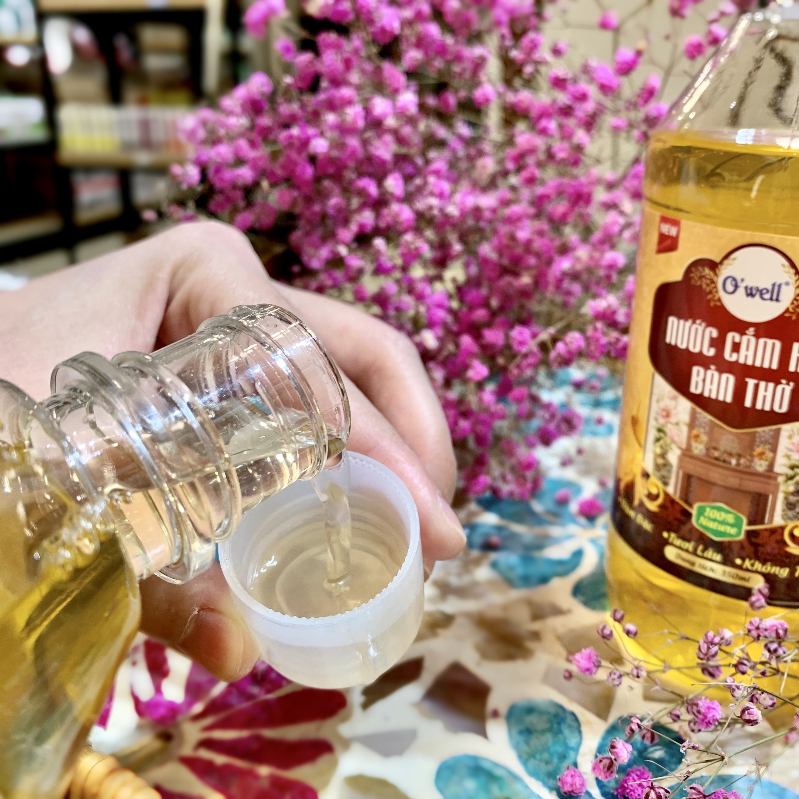 Nước cắm hoa tươi lâu O'Well chai 350ml