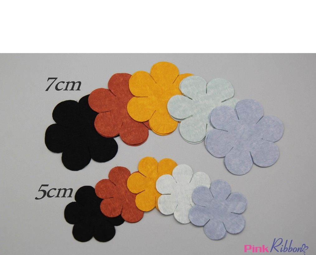 Cánh hoa vải gấm 6 cánh