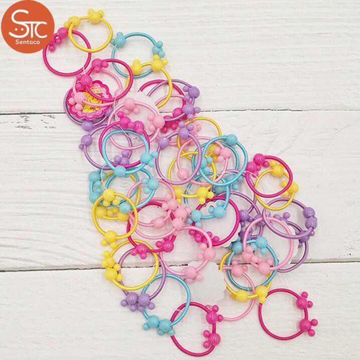 [SET 50] DÂY CHUN DÂY THUN BUỘC TÓC ĐÁNG YÊU CHO BÉ