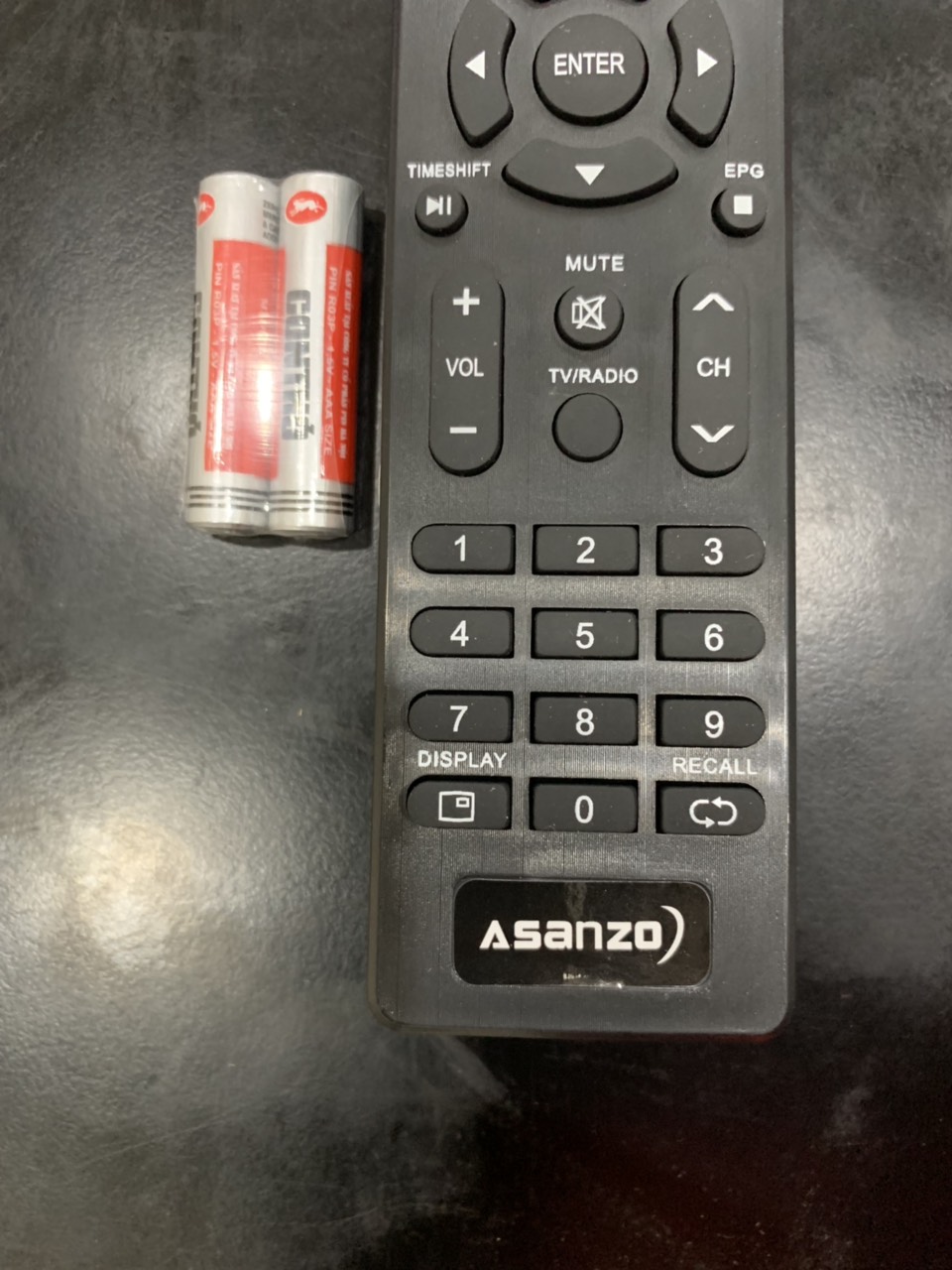 [HCM]REMOTE ĐIỀU KHIỂN TIVI ASANZO SMART CONG NGẮN