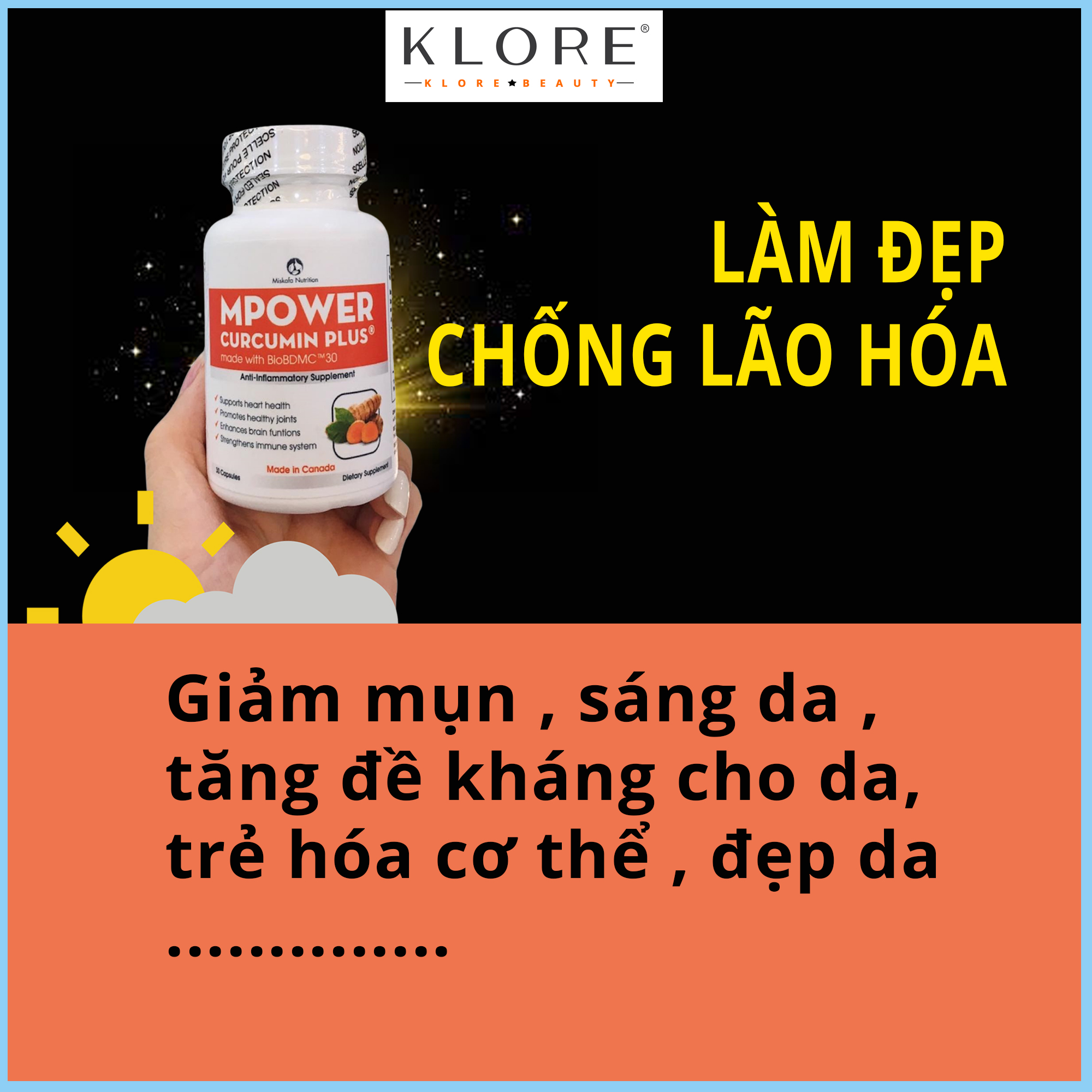 tinh chất nghệ Mpower curcumin plus
