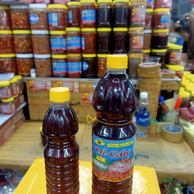 1Lit Nước Mắm Dì Cẩn- Nước Mắm Cá Cơm Dì Cẩn Đặc Biệt
