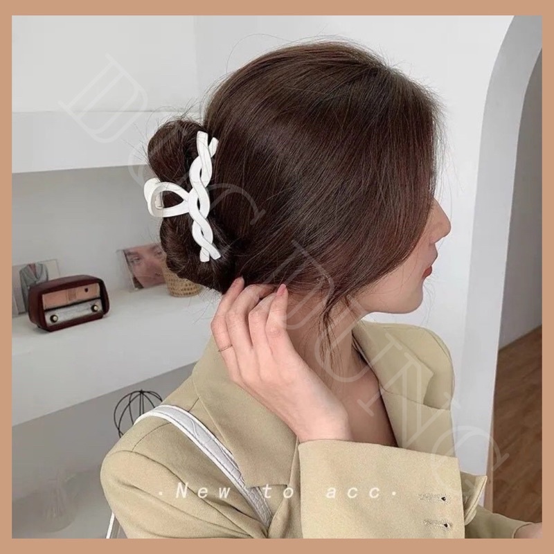 (HOT) (hot trend) Kẹp tóc hình xoắn Hot trend sang chảnh