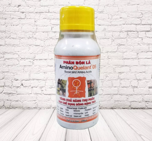 Phân bón Amino Quelant 05 100ml (amino quelant b cung cấp bo giúp đậu trái)