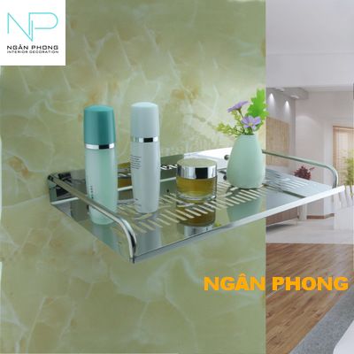 [HCM]KỆ PHÒNG TẮM INOX 201-SÓ 2