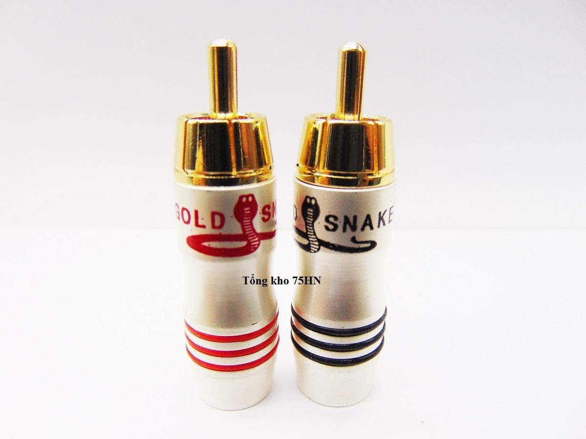 04 Jack AV / Jack hoa sen / Jack bông sen Gold Snake (đen- đỏ)