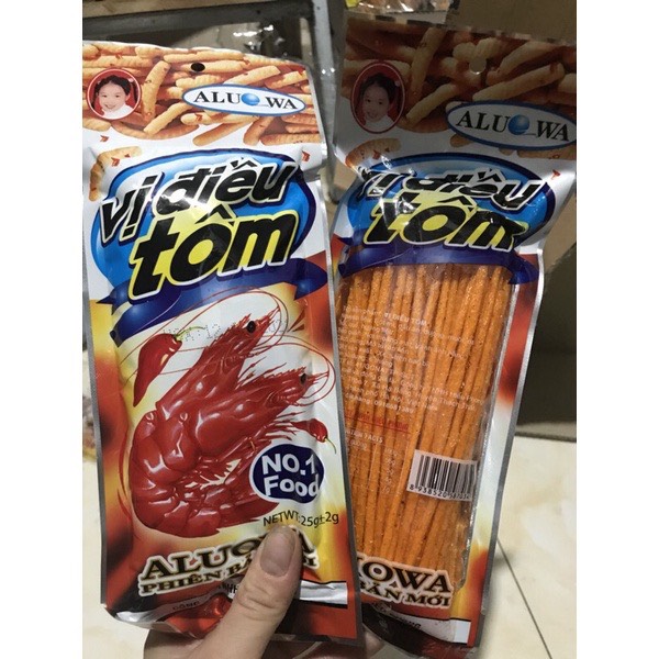 Bịch 30goi snack vị điều tôm