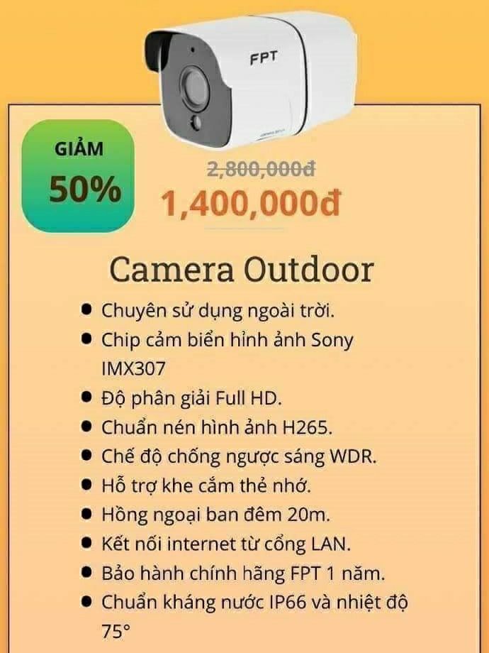 Camera Ngoài Trời