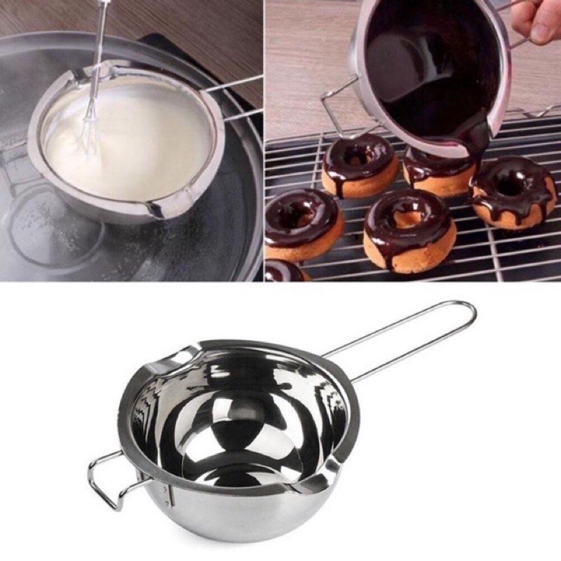 Chảo Đun Chảy Socola Cách Thuỷ Chất Liệu Inox