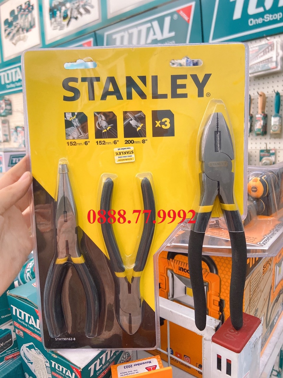 Bộ Kềm 3 Cây Stanley STHT90162-8