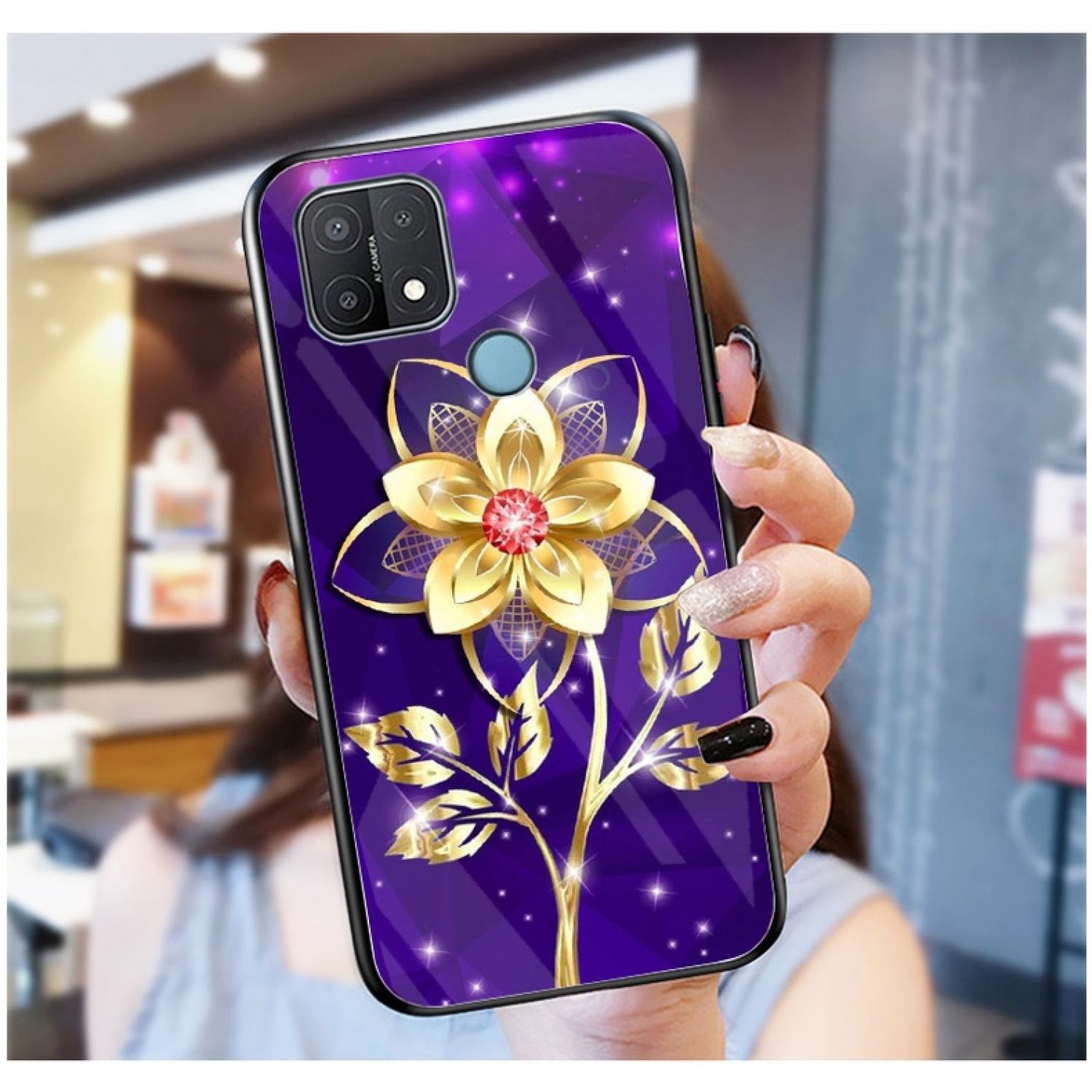 Ốp Lưng OPPO A15/A15s Ốp kính bóng cao cấp mới ƞhất