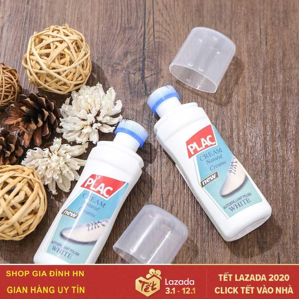[ SIÊU ƯU ĐÃI ] Lọ Nước Lau Giày, Tẩy Trắng Plac - Chai xịt tẩy trắng giày dép túi xách Plac mang đến cho bạn giải pháp đánh sạch vết bẩn, làm trắng lại đai giày hay chiếc túi xách sang trọng của bạn