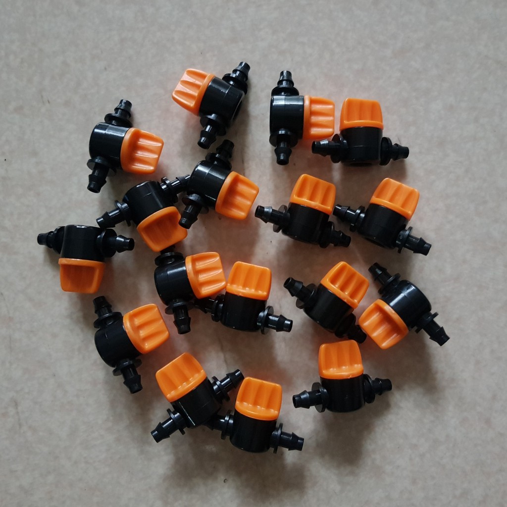 Combo 10 Van khóa ống LDPE 6mm