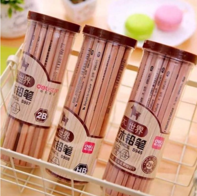 HỘP 50 CÂY BÚT CHÌ GỖ HB