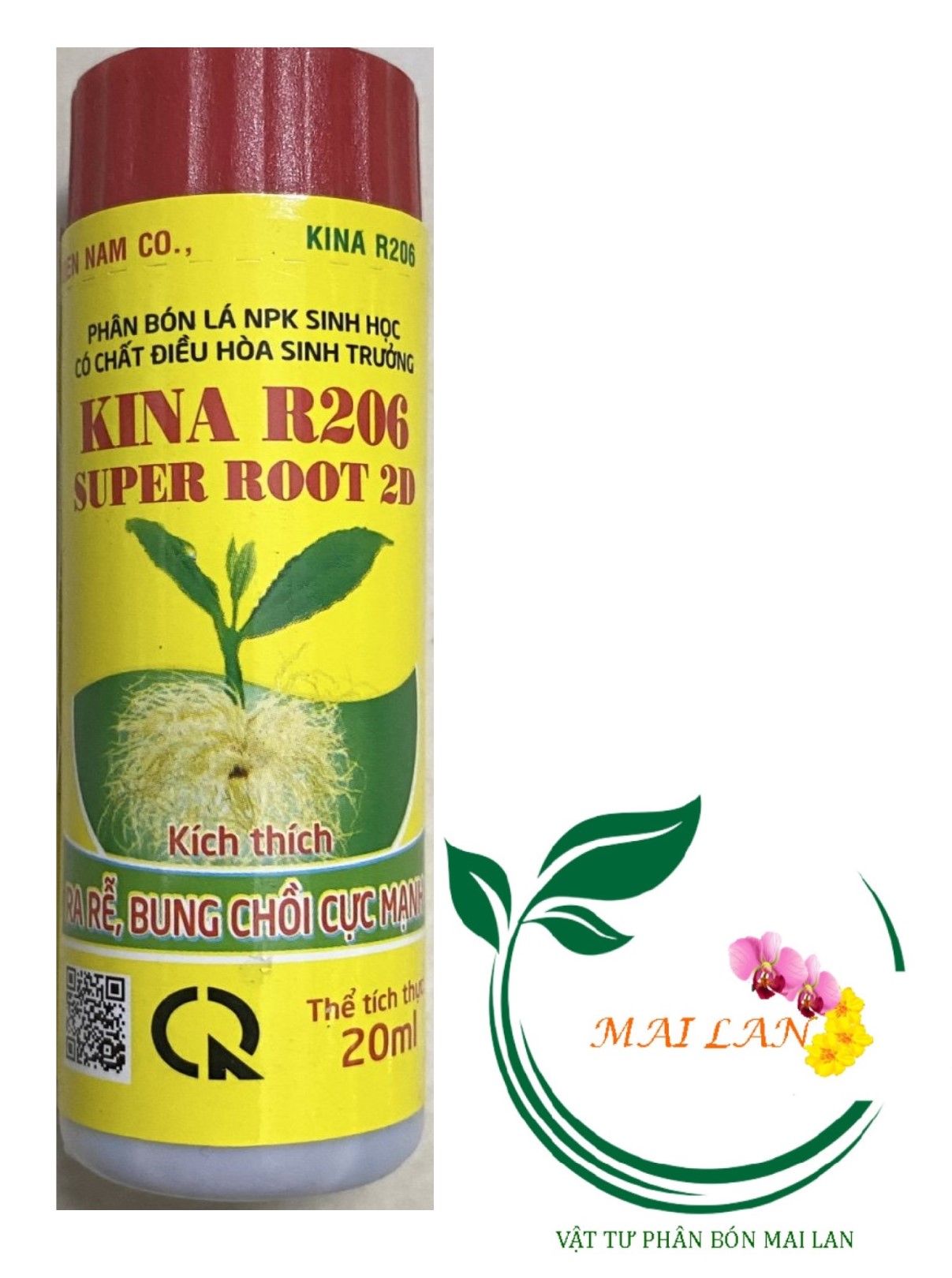 Phân bón kina r206 super root 2d - ra rễ, bung chồi cực mạnh - #280a# 20ml