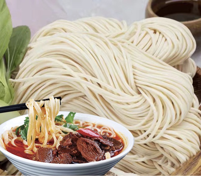 Mì Sợi Jinmailang Mì Sợi Tròn Nhỏ 500gr (xanh lá)