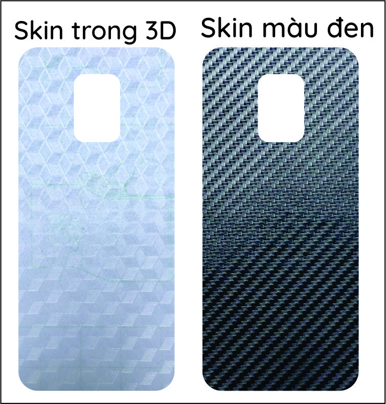 Miếng dán mặt lưng skin carbon Xiaomi Redmi 8/8A/ Note 8