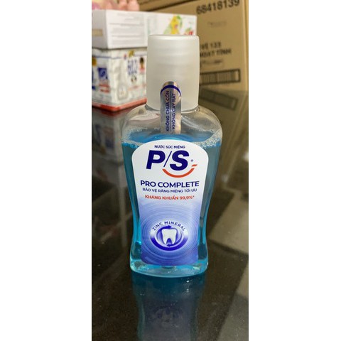 Nước súc miệng P/S Pro Complete kháng khuẩn 130ml