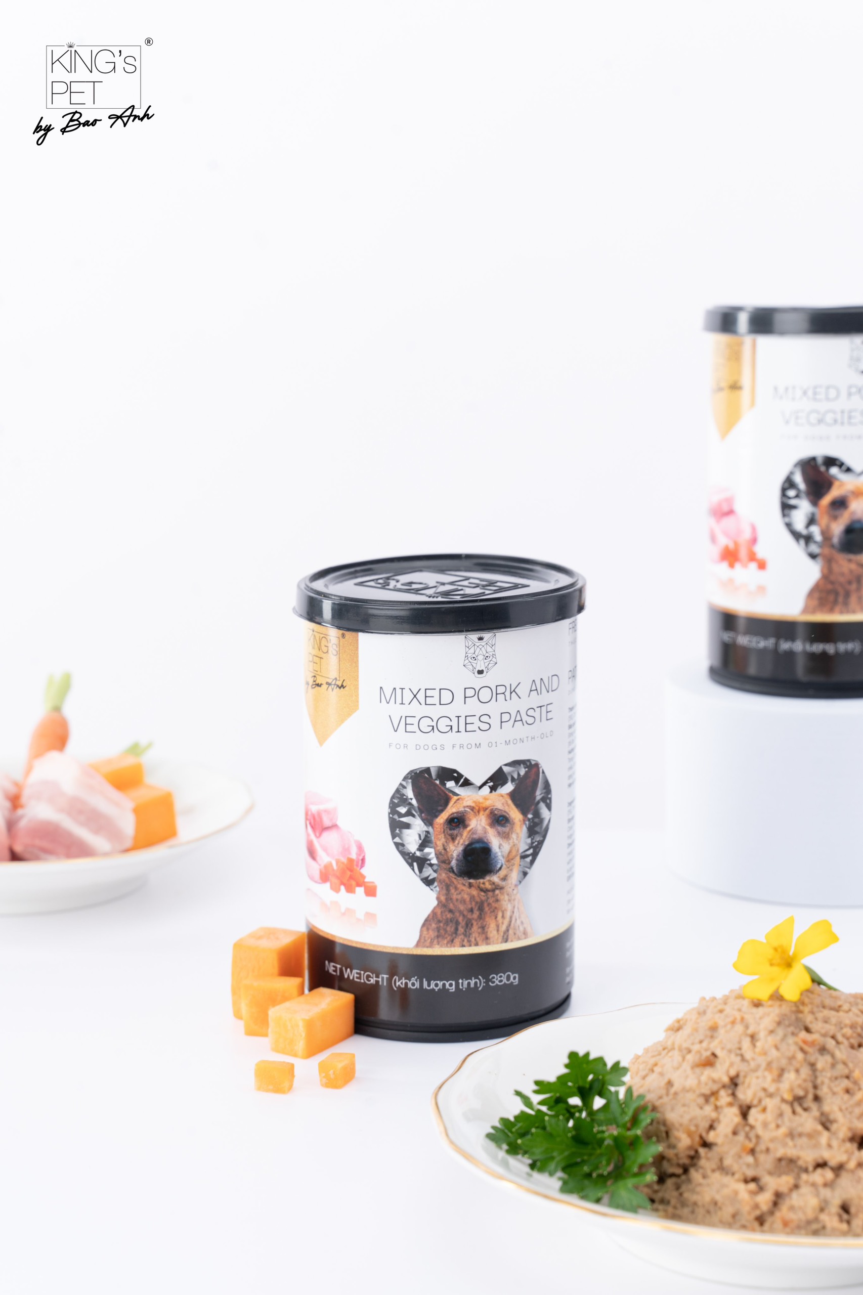 PATE KING PET CHO CHÓ MÈO LON 380g
