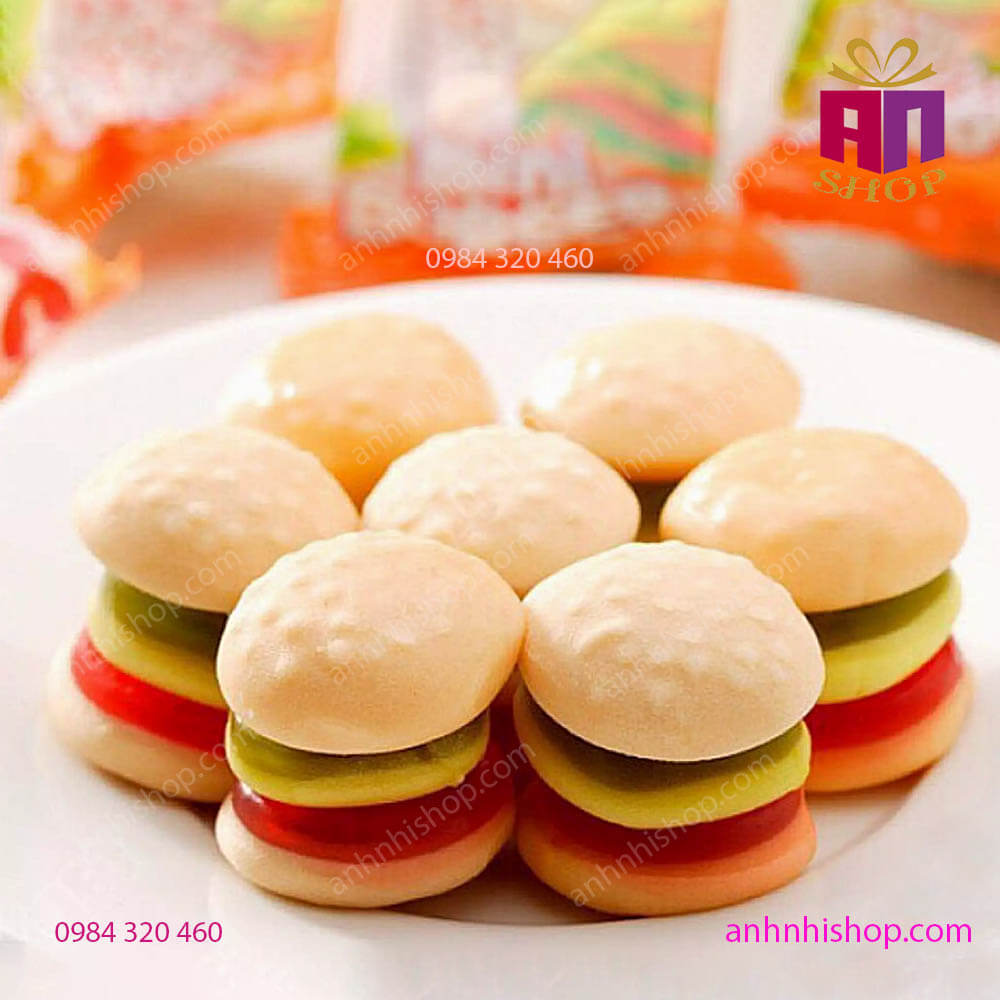 Kẹo dẻo YUPI BURGER – Indonesia