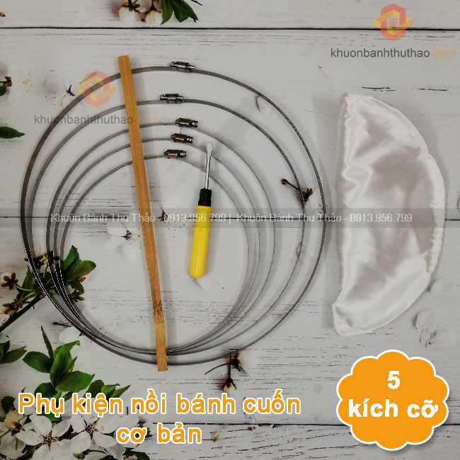 Phụ kiện nồi bánh cuốn cơ bản Thu Thảo (có 5 kích cỡ từ 22cm - 40cm)