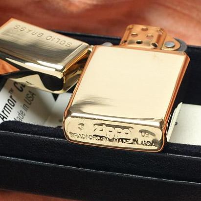 Zippo 1654 - Zippo Slim High Polish Brass Engraved