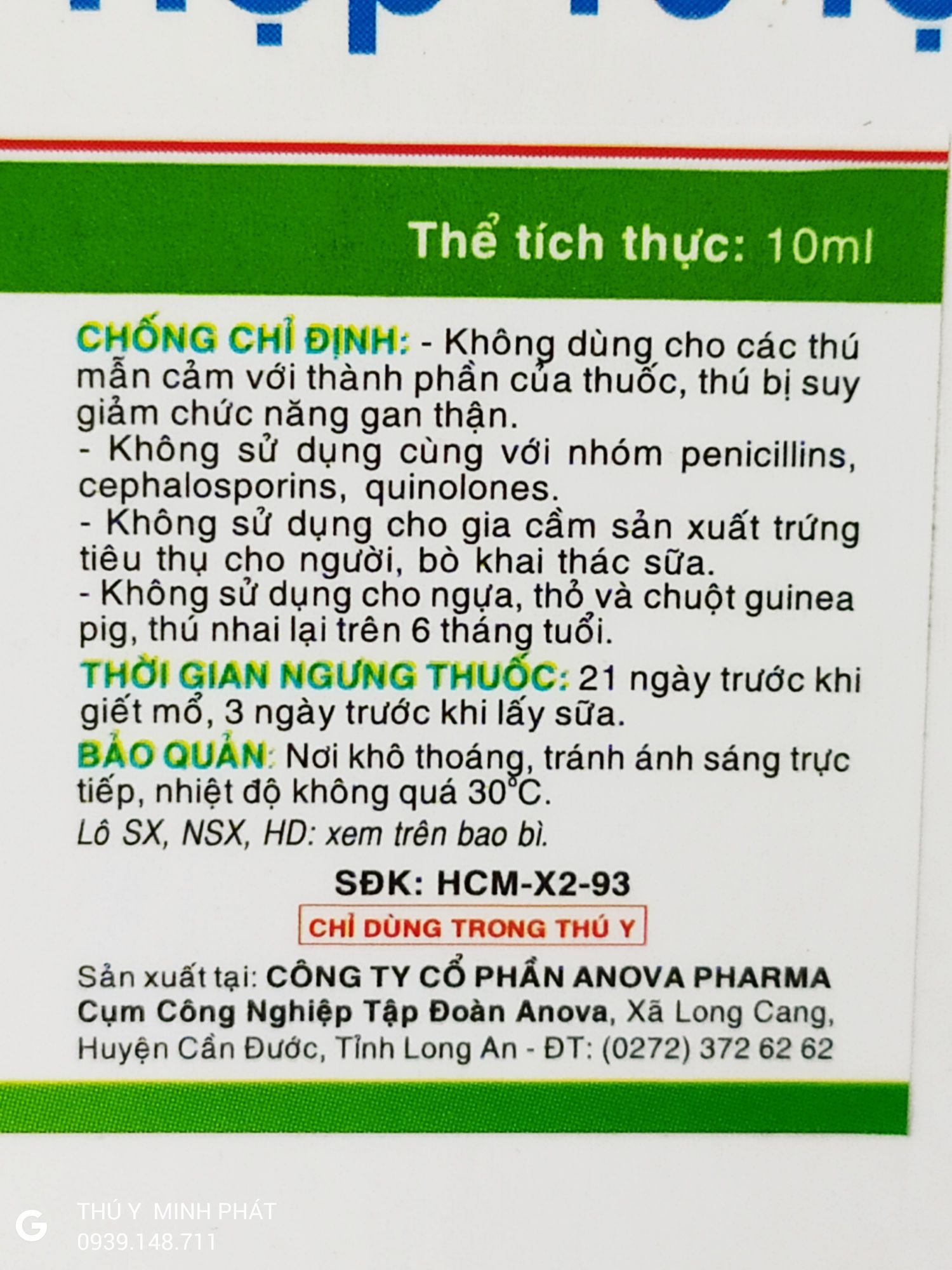 2 CHAI LINCO SAL LỌ 10ML (lincosal 10ml)