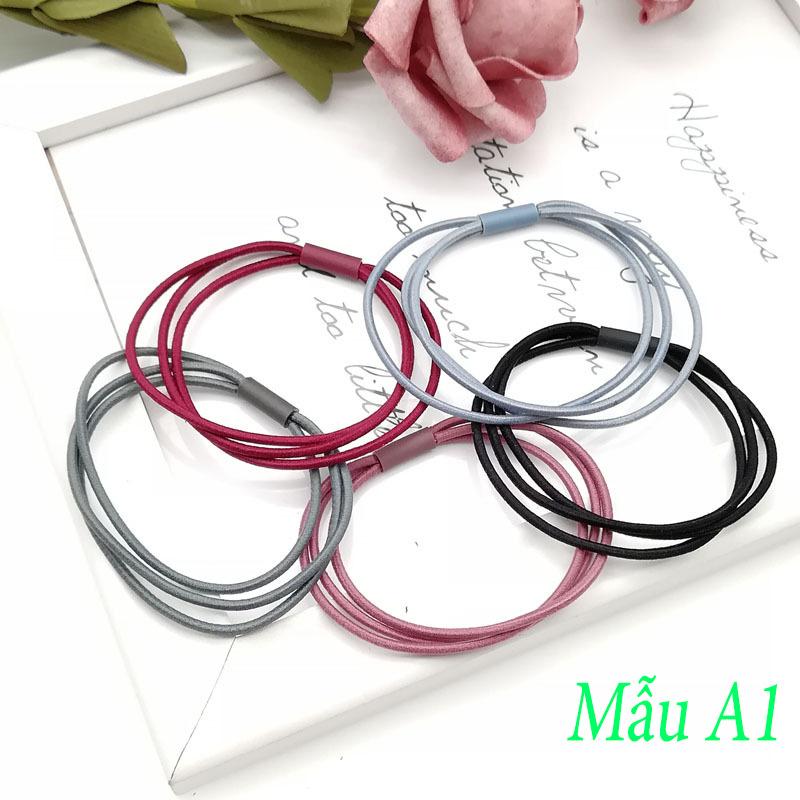 Set Dây cột tóc  nhiều kiểu cực xinh cho mẹ và bé  P20001