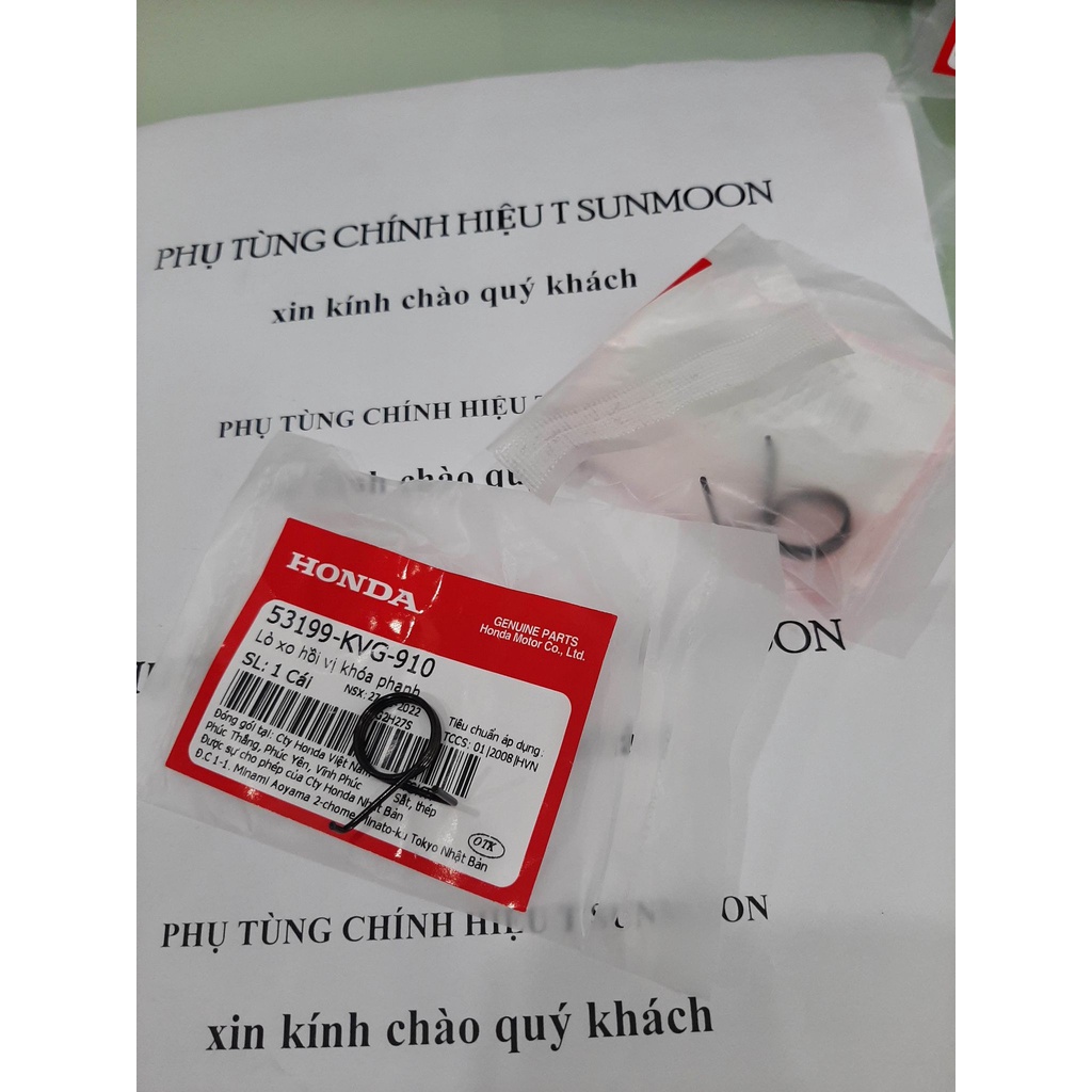Lò xo hồi vị khóa phanh ab vision lead honda