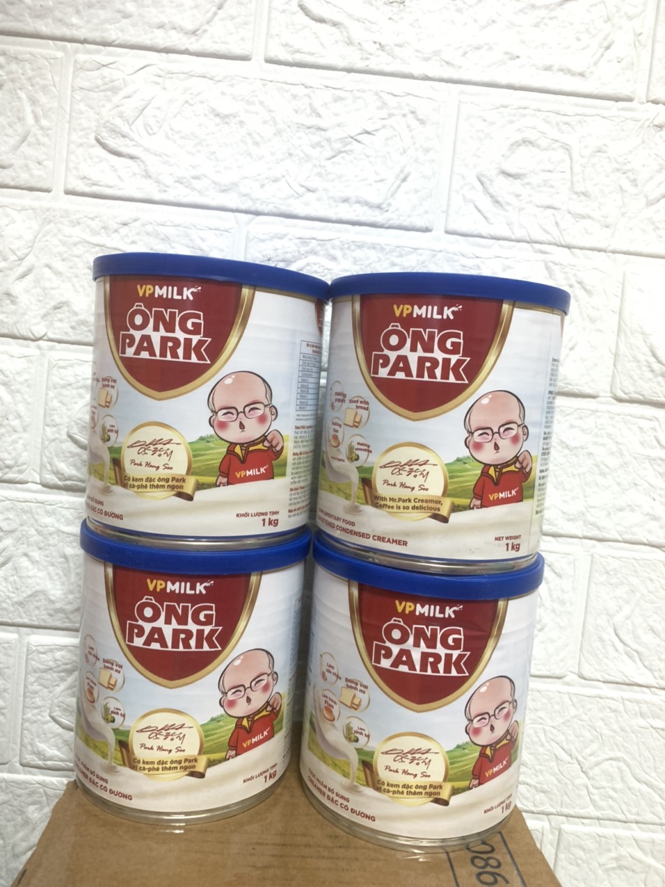 COMBO 4 LON SỮA ĐẶC ÔNG PARK 1KG